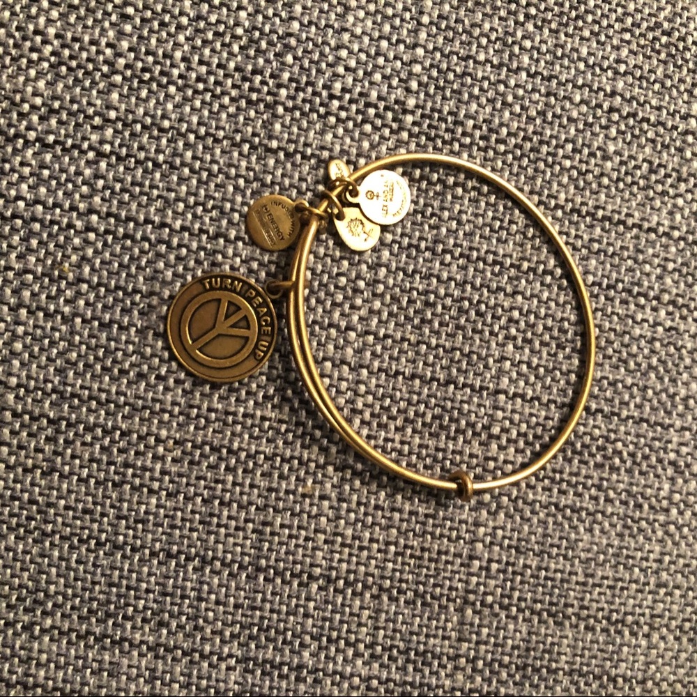 Alex and ani peace bracelet